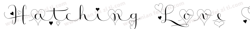 Hatching Love Demo字体转换